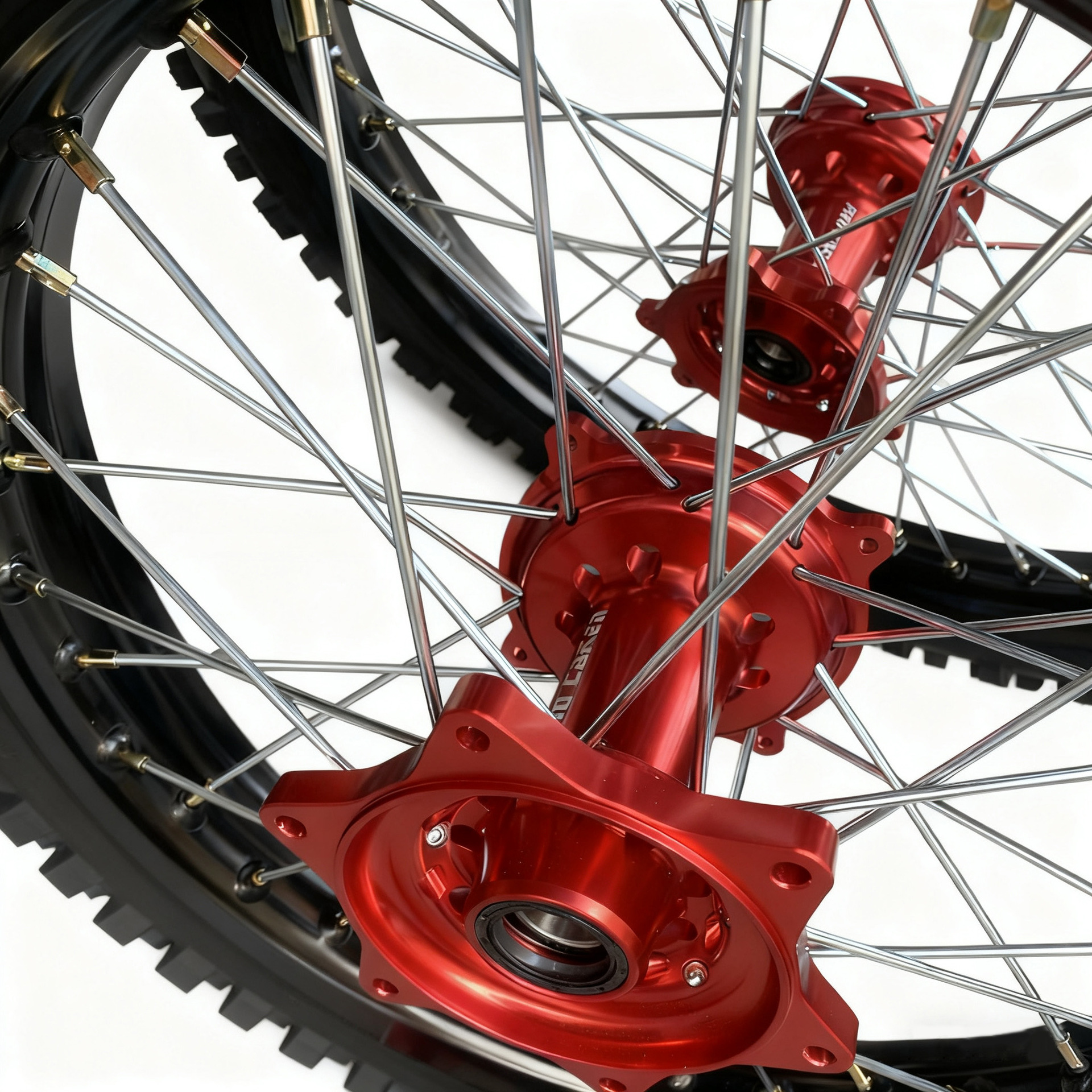 Huayang Bosol New Aristocratic Modified Cnc Wheels Front 21 Rear 18 Aluminum Alloy Rims Tires Front and Rear Wheel Assembly