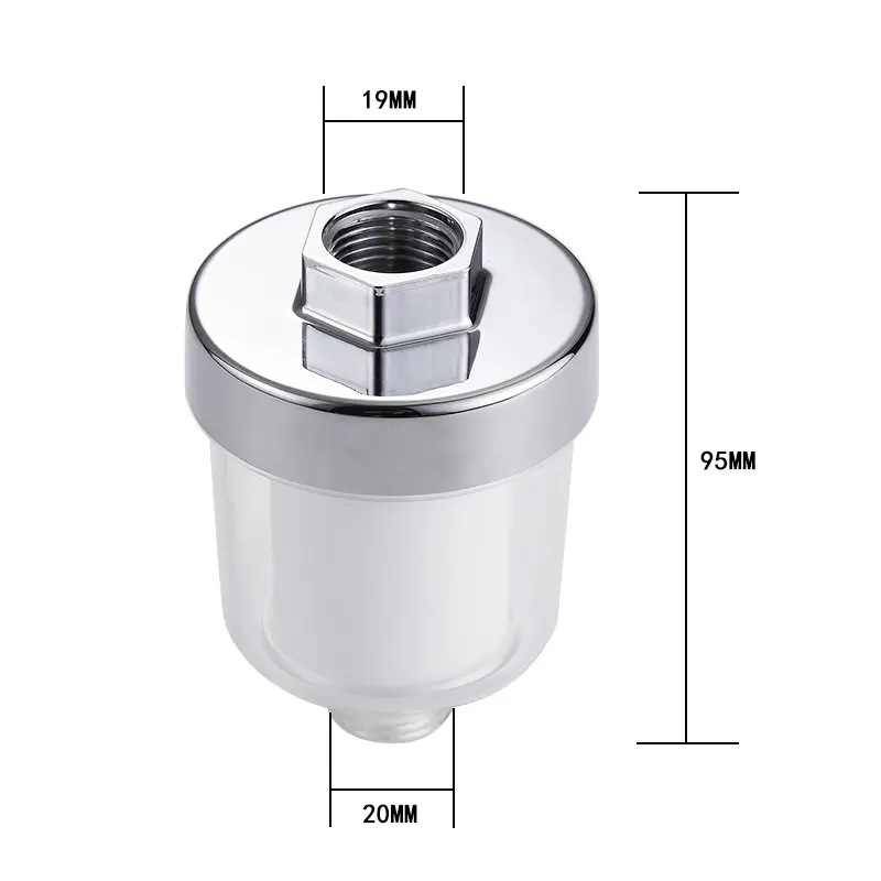 Filtro de ducha doméstico purificador de agua del grifo calentador de agua del baño filtro de grifo de ducha cartucho de algodón PP