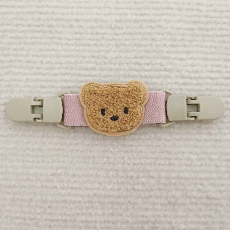 INS estilo coreano clip de suspensión oso pantalones de tirantes para niños clip anti-caída clip de la correa del hombro soporte de la falda de la suspensión antideslizante artefacto de hombro