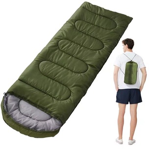 Factory direct supply dirty sleeping bag outdoor camping camping envelope hooded adult sleeping bag wholesale a generation of hair
