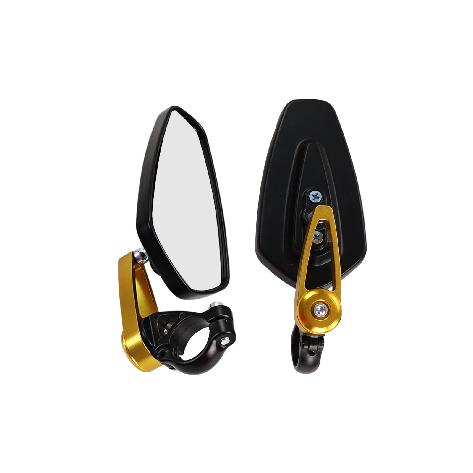 Motorcycle Rearview Mirror Cnc Handlebar Electric Vehicle Rearview Mirror Reversing Mirror Universal Modified Reflector Cross-Border Hot Sale