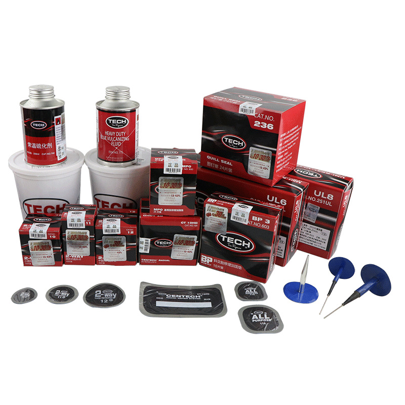Venta al por mayor-tek película de reparación de neumáticos 8 10 11 12 13 coche neumático de vacío parche frío uñas