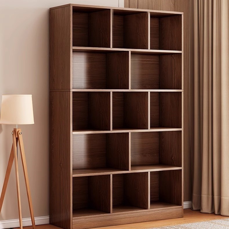 Bookshelf Rack Floor-Standing Home Storage Cabinet Living Room Bedroom Wall Storage Cabinet Book Cabinet Integrated Whole Wall Bookcase