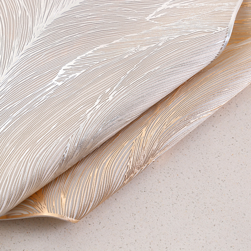 Alfombrilla de mesa de lujo ligera de estilo europeo, impermeable y a prueba de aceite, mantel occidental de PVC, streamer, pantalla de mesa de viento INS de alta gama al por mayor