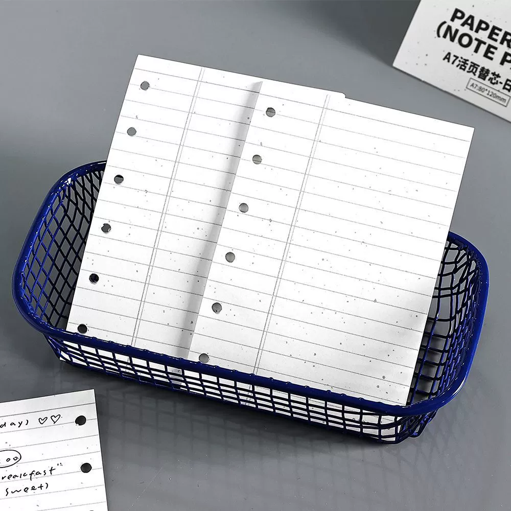PaperMore A7 loose-leaf refill specialty paper planner inner pages minimalist ins basic student planner backing paper