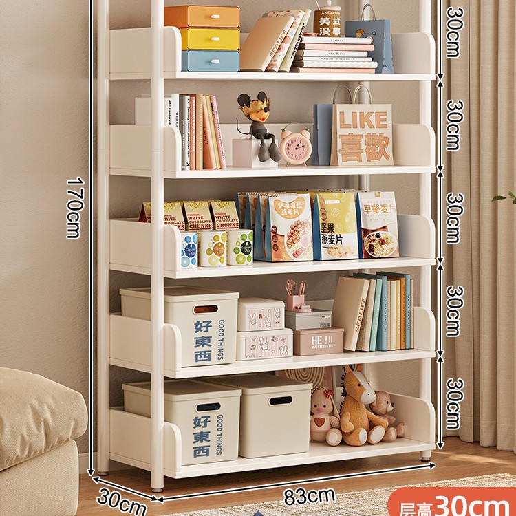 Estante de almacenamiento multicapa estante de almacenamiento de piso simple estante de libros de hierro forjado estante de almacenamiento de sala de estar estante de exhibición estante de biblioteca doméstica