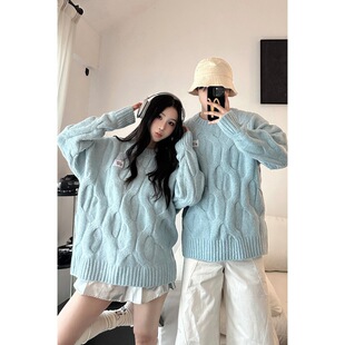 2024 Autumn and Winter Couple Wear New Autumn and Winter Clothing Trendy Brand Knitwears Thickeneded Knitwears for Men and Women Casual