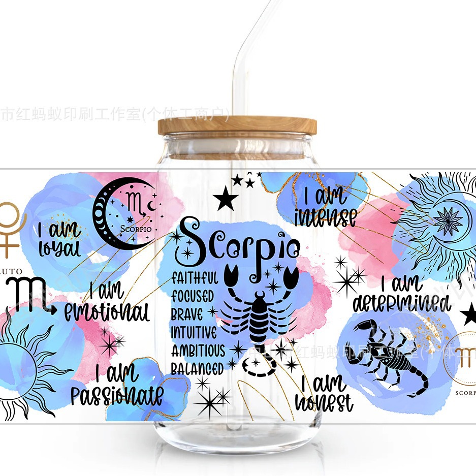 UV DTF水晶标转印贴防水防伪不干胶