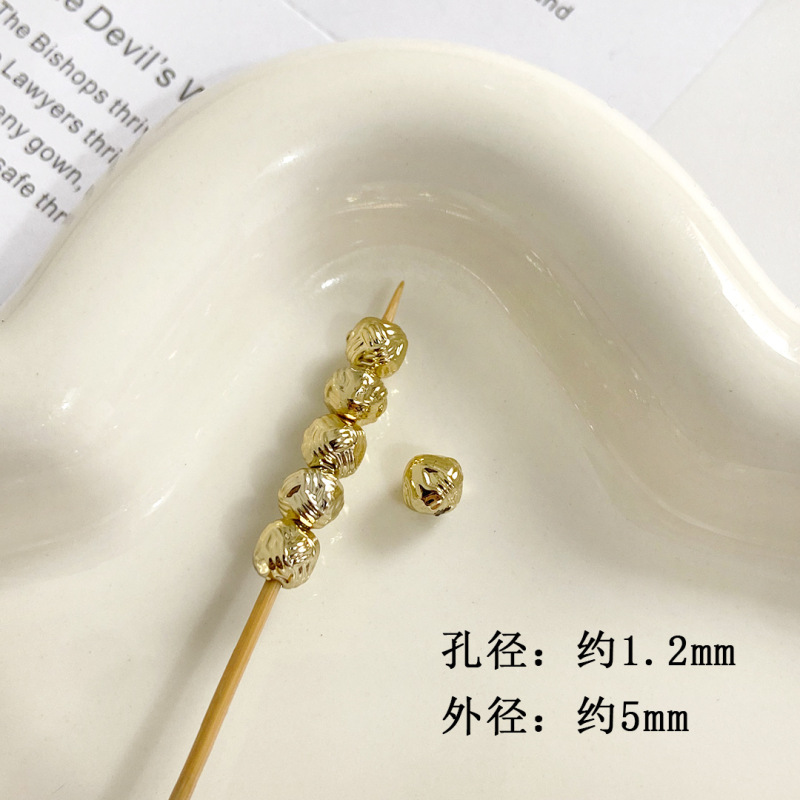 烤漆螺纹毛线珠彩色条纹diy散珠串珠手机链条包挂件饰品配件材料|undefined