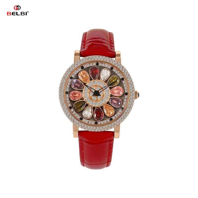 Belbi Full Diamond Ap Watch Women's Watch Inlaid with Diamonds Full of Colorful Diamonds Watch Manufacturer Wholesale E-Commerce