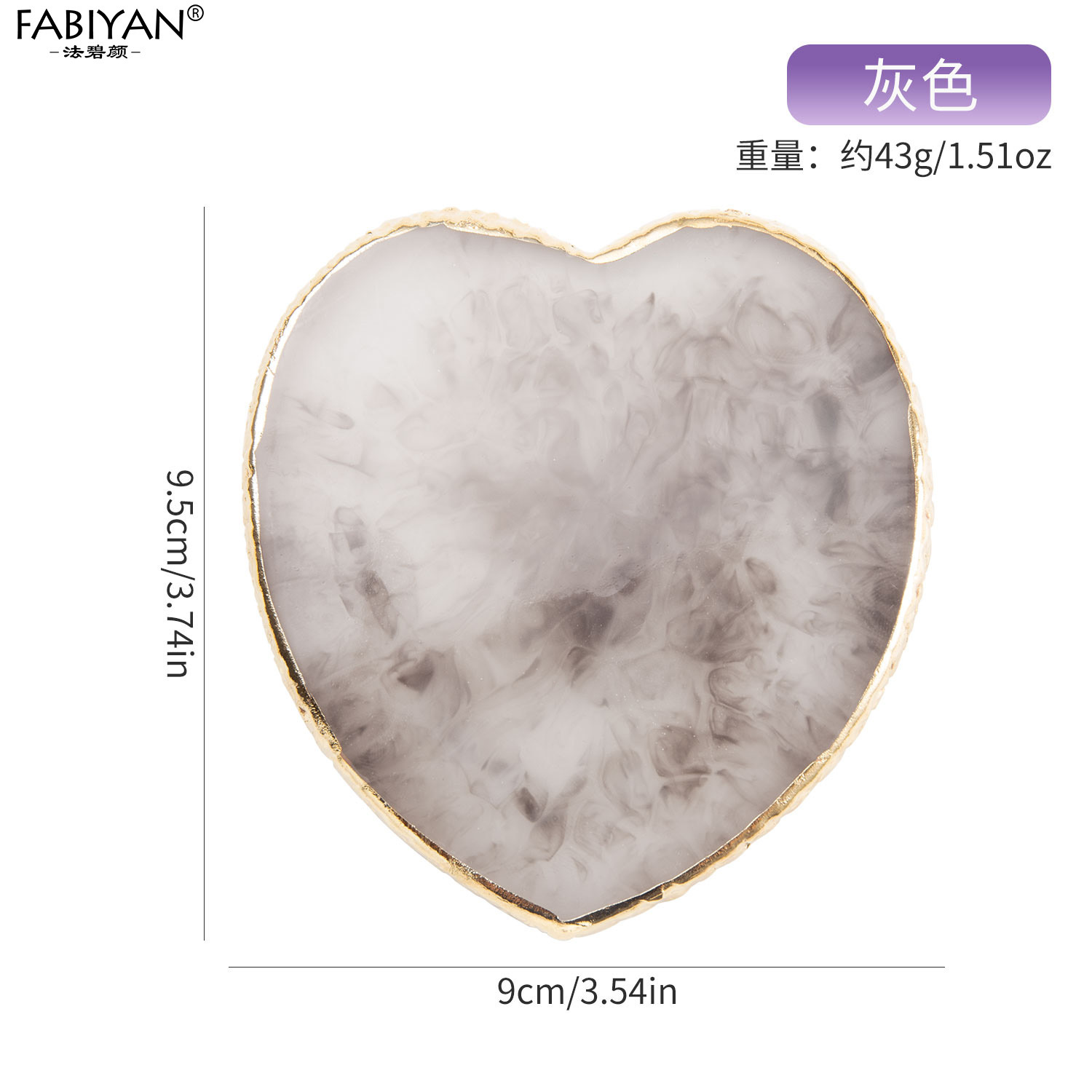 Nueva paleta de ágata para uñas, mini anillo de resina de concha, paleta, tablero de exhibición de color pintado de Phnom Penh