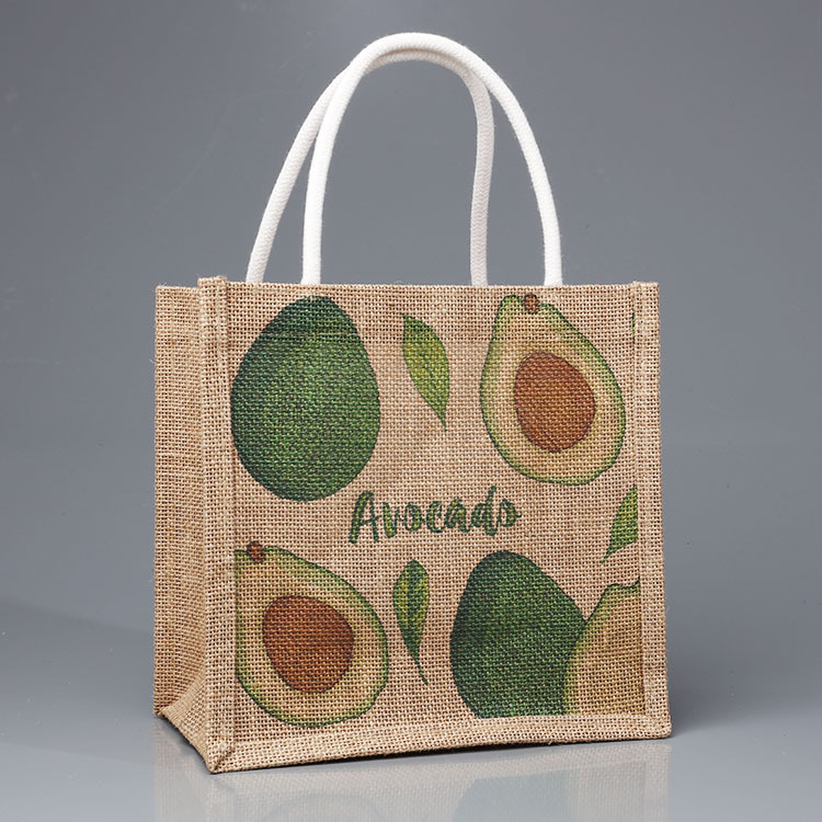 Bolsas de lino vintage personalizadas DIY pintadas portátiles bolsas de regalo de día de viaje diario bolsas de lino simples