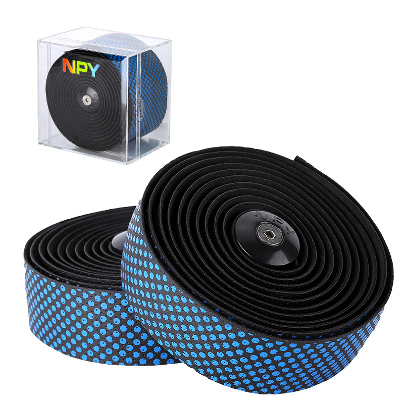 Correa elástica de lunares azules