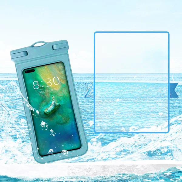 Waterproof Mobile Phone Bag with Touch Screen Sealed Diving Cover, Swimming Rafting Equipment Artifact, Take-Out Special Transparent Sealed Bag