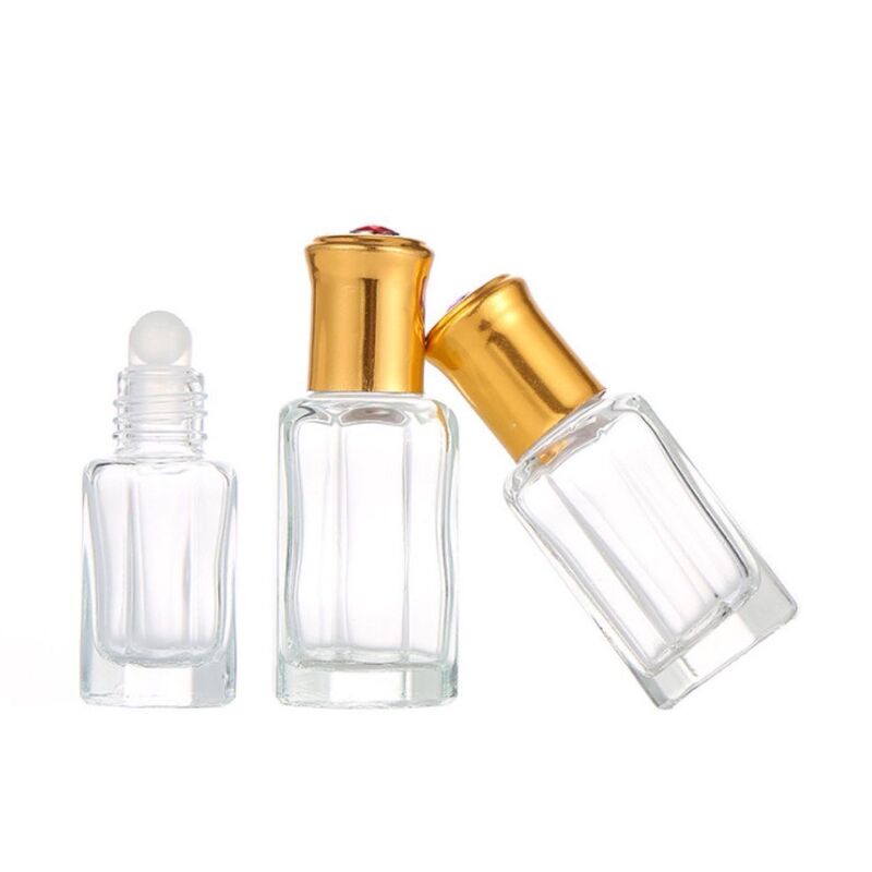 透明八角形エッセンシャルオイルボトル3ml9mlスキンケア制品ボールボトルアマゾンマッサージオイルエッセンシャルオイルガラス分注ボトル|undefined