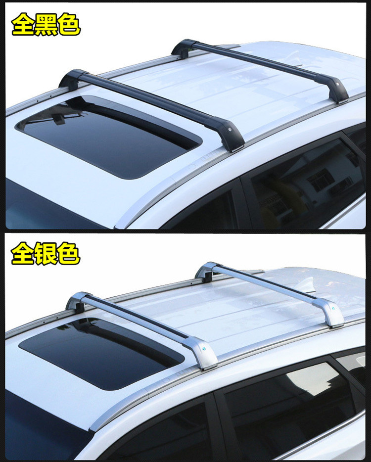 Car Luggage Rack Off-Road Suv Roof Rack Crossbar Aluminum Alloy Car Travel Rack Frame Heavy-Duty Roof Box