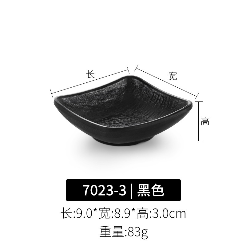 メラミンの味付けの皿の調味料の皿の2つの皿の3つの皿の調味料の皿の小皿の調味料の皿は厚くて商用です。|undefined