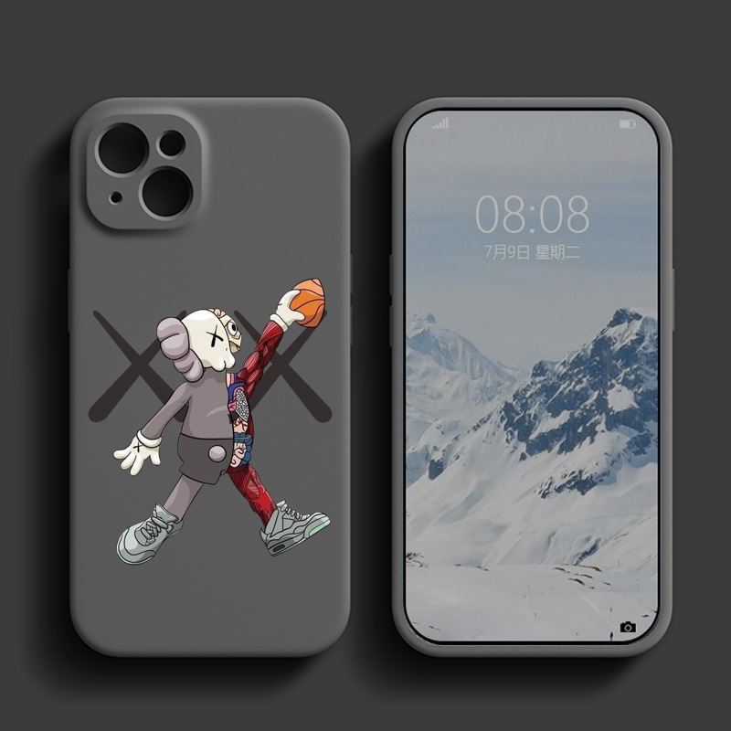 Tendencia K oso iPhone16 Apple 14/13/15promax funda para teléfono 11 silicona 12 mate xs7/8P