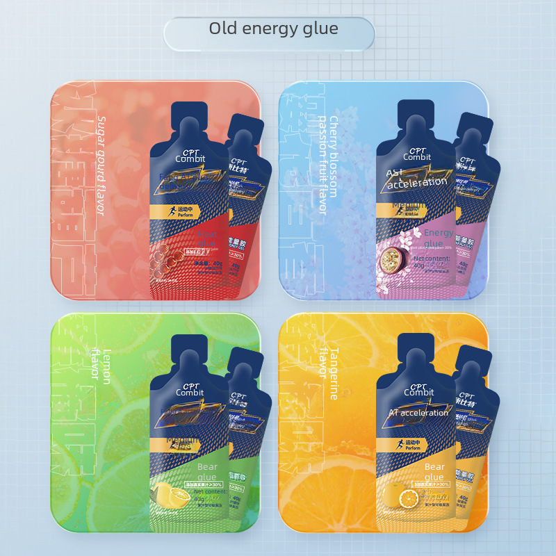 Compumedic Energy Gel for Exercise, Running, Marathon, Cycling, Off-road, Energy Supplement, Electrolytes, Long-distance Running