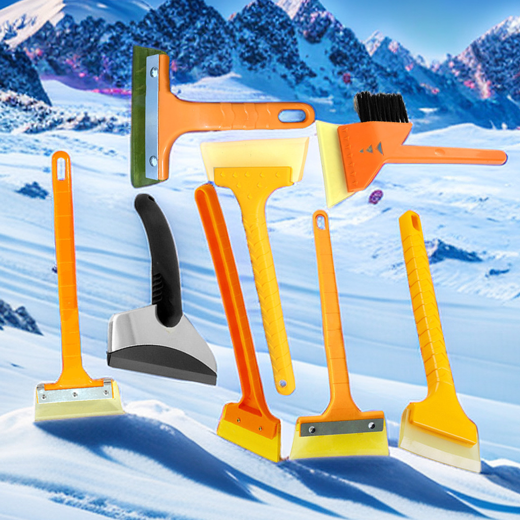 Car beef tendon snow shovel retractable glass snow scraper Frost removal snow shovel ice scraper winter snow brush
