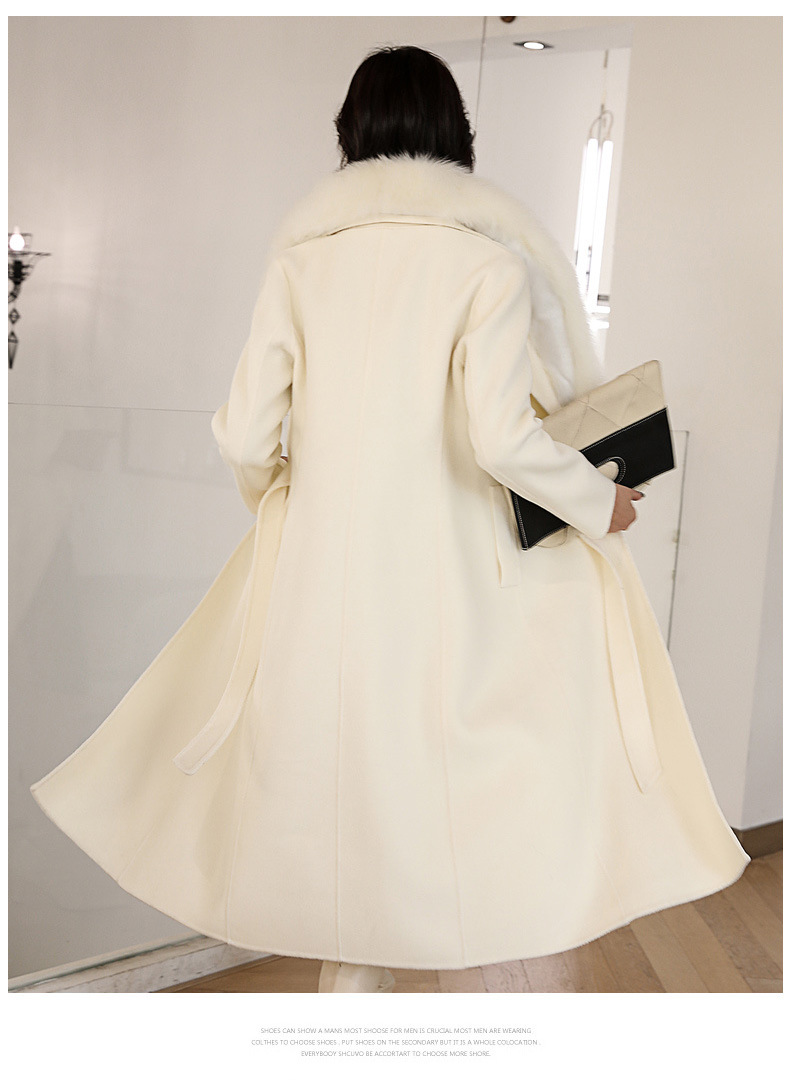 Korean-style Wool Coat Image 3
