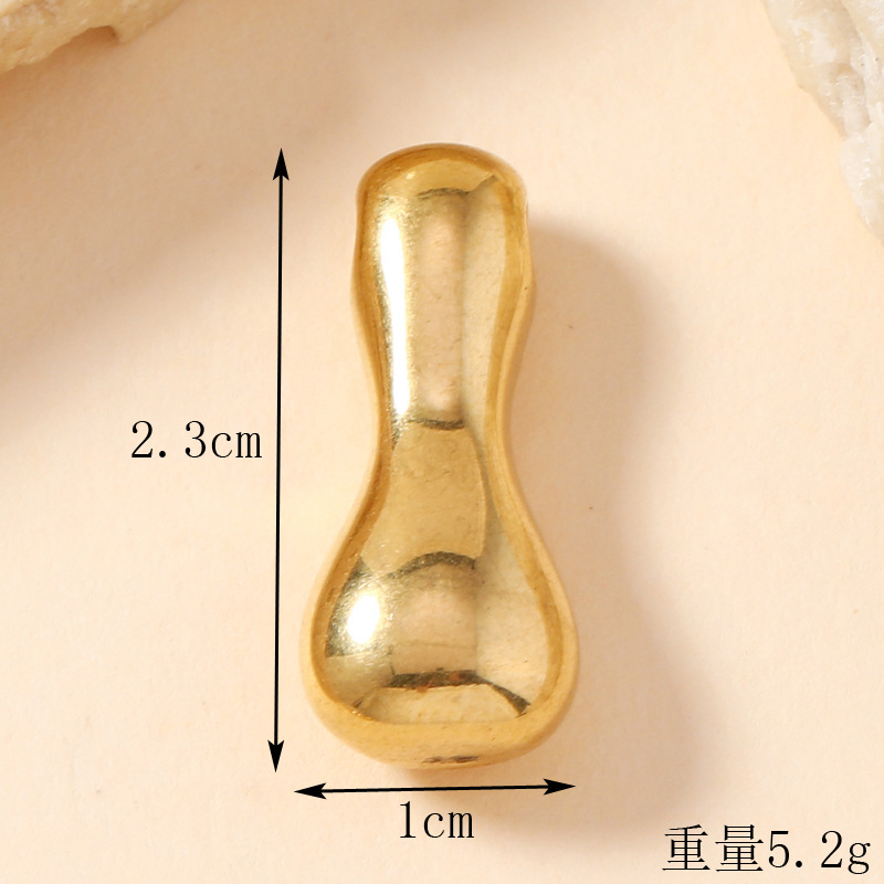 Colgante de estilo europeo y americano de acero inoxidable mini burbuja colgante de letras inglesas accesorios DIY joyas