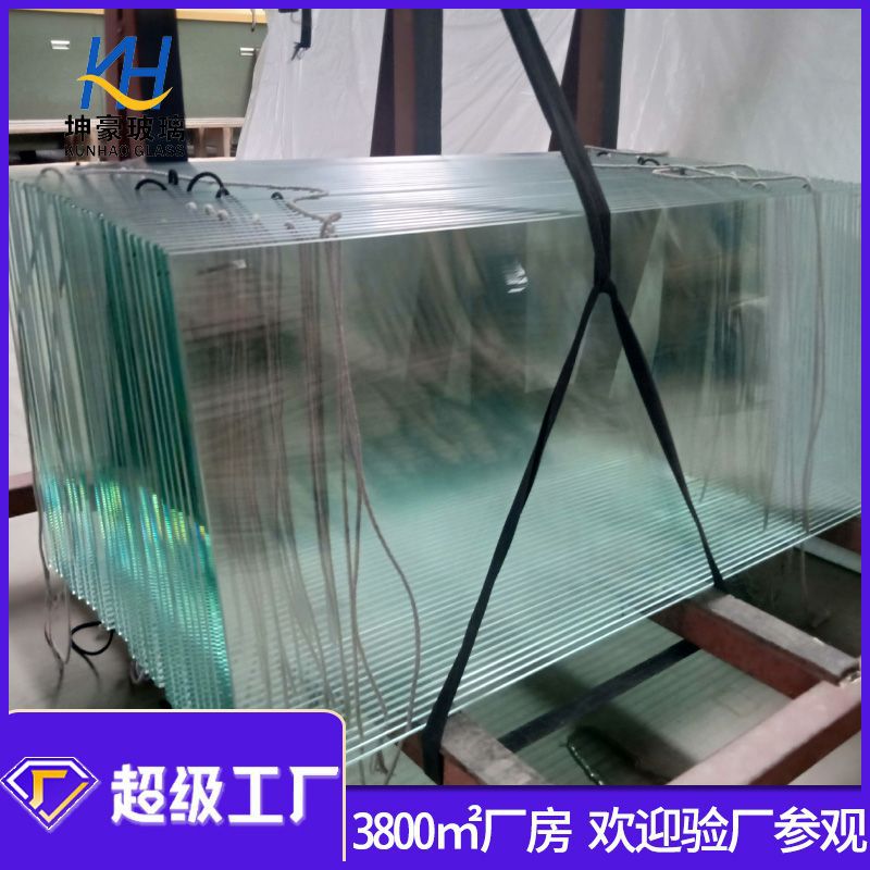 玻璃厂家供应优质4mm金晶超白钢化玻璃水晶玻璃可按需求生产