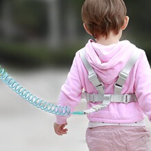 儿童游泳绳海边沙滩小孩防走丢乱跑泳圈牵引绳背带手环二合一