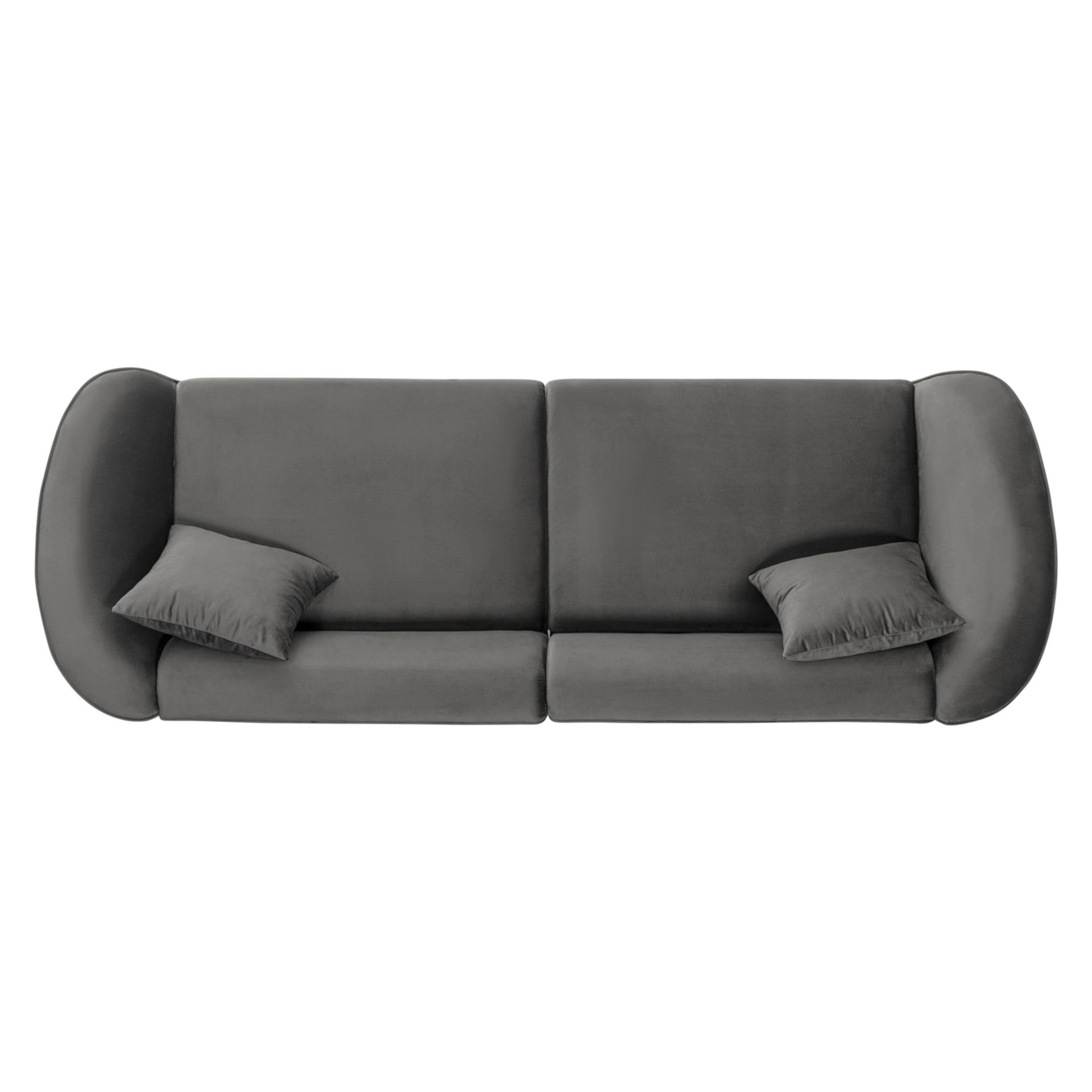 Sofá de cuero nórdico de estilo japonés, apartamento pequeño, sofá de cuero de sala de estar de tres plazas simple y moderno image 2