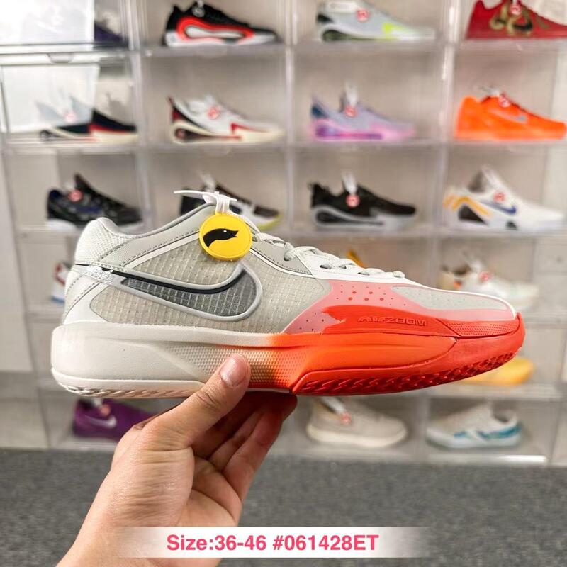 Cross-Border Airzoomg.T.Cutepgt3 Generation White and Purple Simple Version Men's and Women's Non-Slip, Wear-Resistant and Cushioning Basketball Shoes Cross-Border Airzoomg.T.Cutepgt3 Generation White and Purple Simple Version Men's and Women's Non-Slip, Wear-Resistant and Cushioning Basketball Shoes