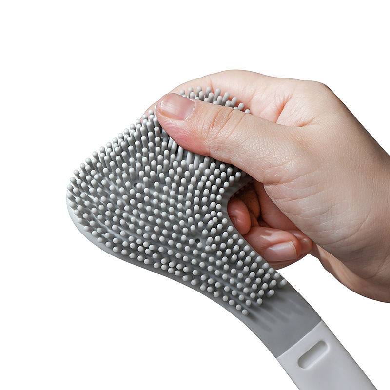 Barra desmontable de golf de goma suave cepillo de inodoro hogar multifunción cepillo de limpieza cepillo de inodoro sin ángulo muerto traje de cepillo de inodoro