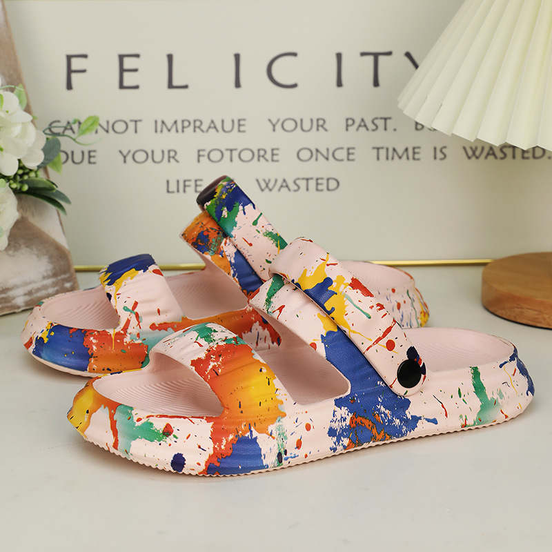 Zapatillas EVA de verano 2025 nuevas zapatillas de playa antideslizantes y resistentes al desgaste para hombres y mujeres