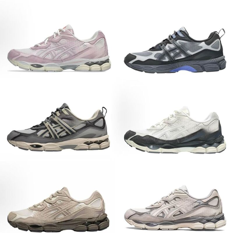 Cross-Border Pure Original Gel-Nyc Wear-Resistant Mesh Splicing Breathable Men's and Women's Sports Shoes Outdoor Non-Slip Shock-Absorbing Running Shoes