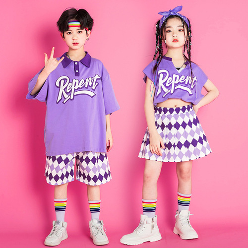 Children's Day Performance Costumes Cheerleader Primary School Sports Meet Class Uniforms Kindergarten Graduation Photo Performance Costumes Summer