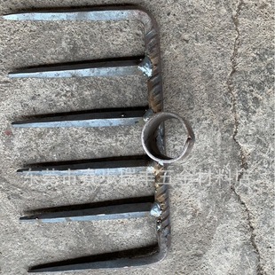 Six-tooth rake grass rake agricultural rake rake nail hoeing weeding rake weeding hoe Garden