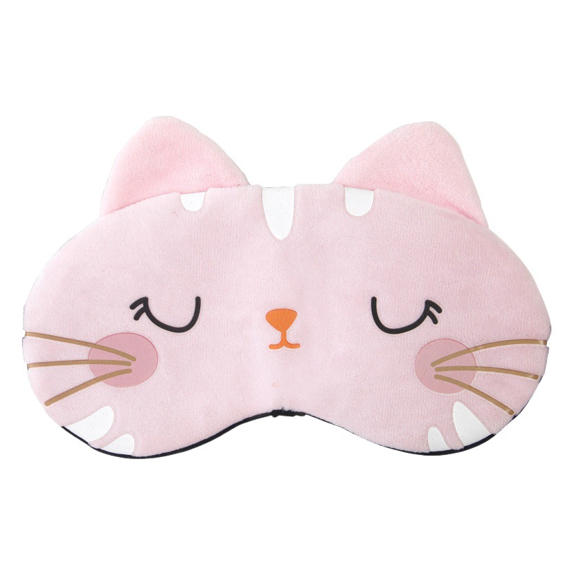 Cross-Border Cartoon Plush Sleep Eye Mask, Blackout Sleep Hot Compress, Ice Compress Eye Mask, Ice Pack, Kidsren's Eye Mask, Wholesale Logo