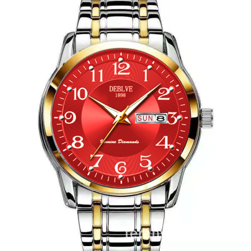 Swiss brand full automatic mechanical movement multi-functional fashionable Sunday calendar waterproof luminous watch for men non-mechanical