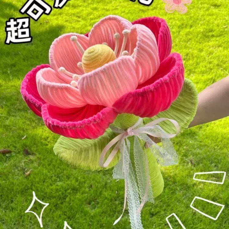 ツイストスティック ぽっちゃり巨大ひまわりツイスト DIY ブーケ 手作り素材パッケージ 卒業シーズンの花を一気に獲得|undefined