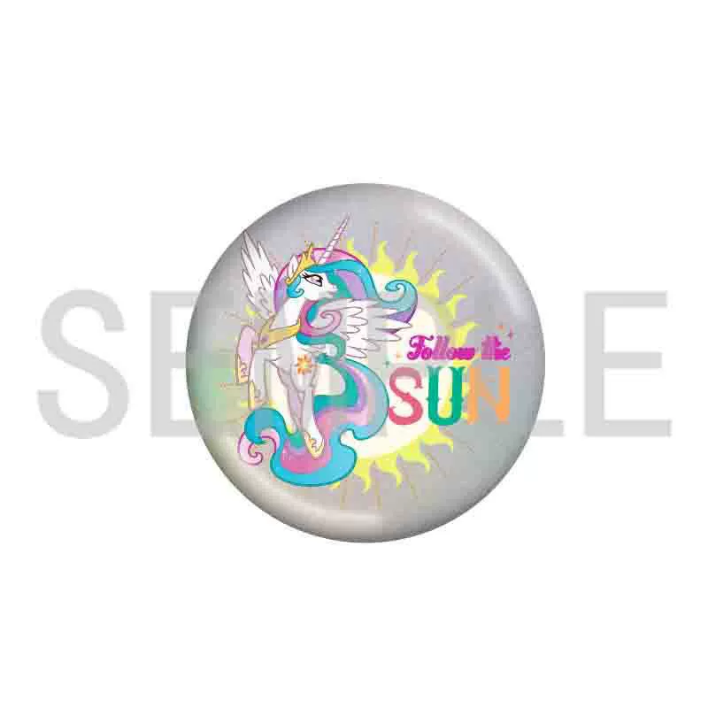 Старшая деталь Little Ma Bolly 75 Двойная вспышка Панель Значок Bad My Little Pony, Hyatt, Ziyue Yunbao Apple Jiaer