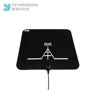 Factory direct supply 4K HD TV antenna ground wave indoor TV antenna with amplified signal IEC connector