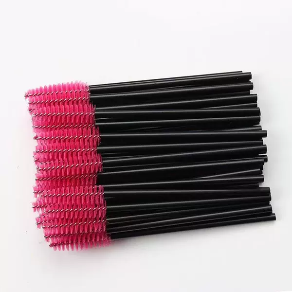 Black pole rose red brush