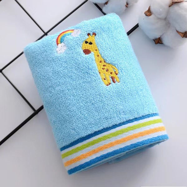 cotton children's soft cartoon towel for home use for kindergarten