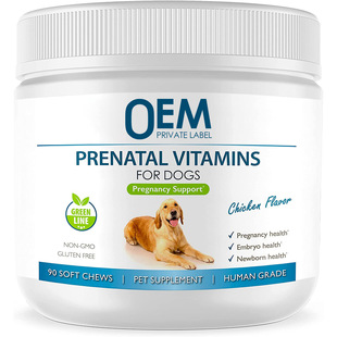 Dog Prenatal Vitamins Private Label Manufacturer Pet Health Puppy Supplement Dog Source Factory Cross-Border Sales