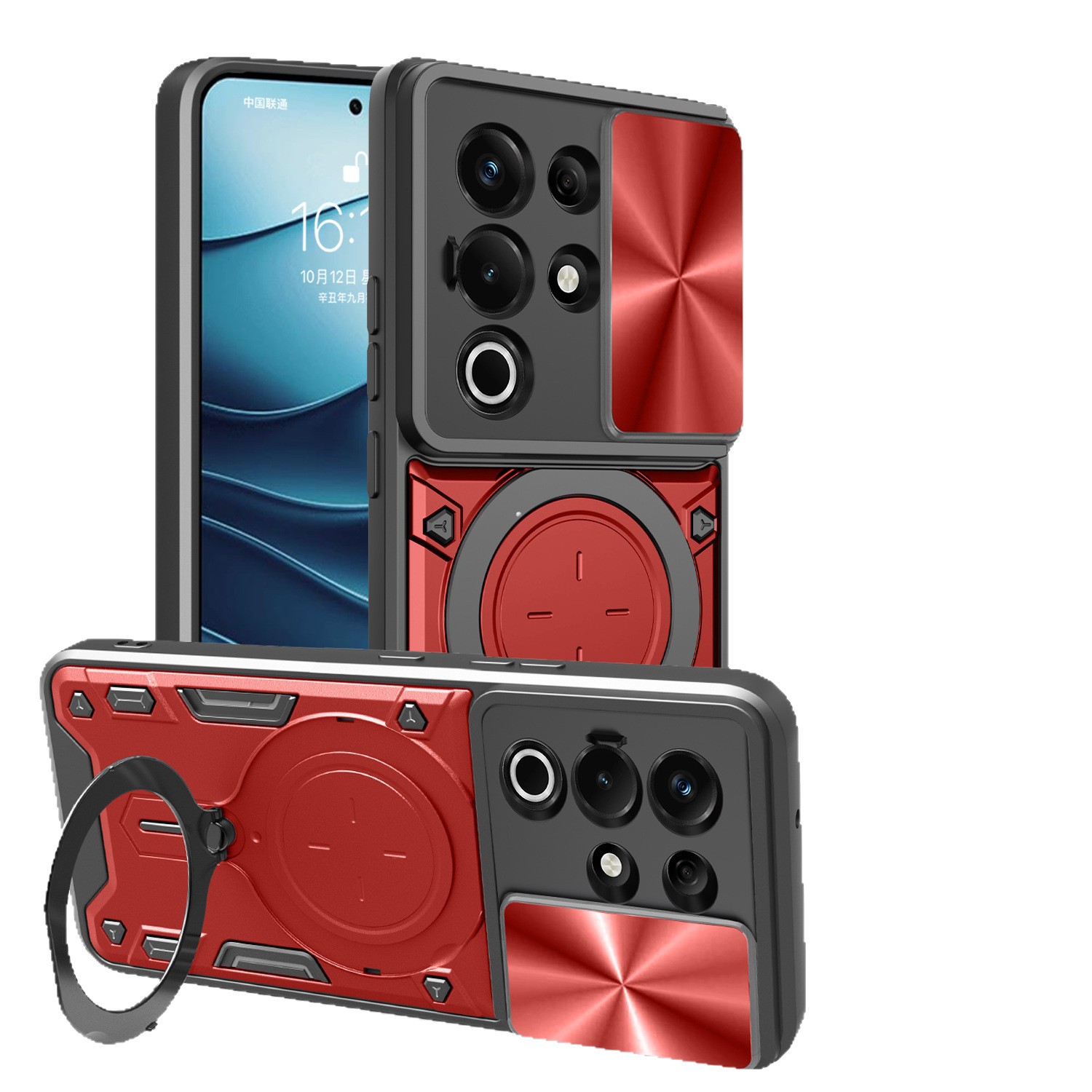 Adecuado para el modelo completo de carcasa de teléfono móvil de ventana de empuje de casa de itel s25 ultra negro, anti-caída, anti-desgaste, image 6