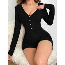 A 95534 Ribbed Knit Jumpsuit ������֯����� ŷ���羳����ѷ��