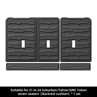 Chevrolet Car Series Rear Trunk Mat - 21-24-chevrolet-tahoegmc-yukonsaabban-seat-back-cushion-black