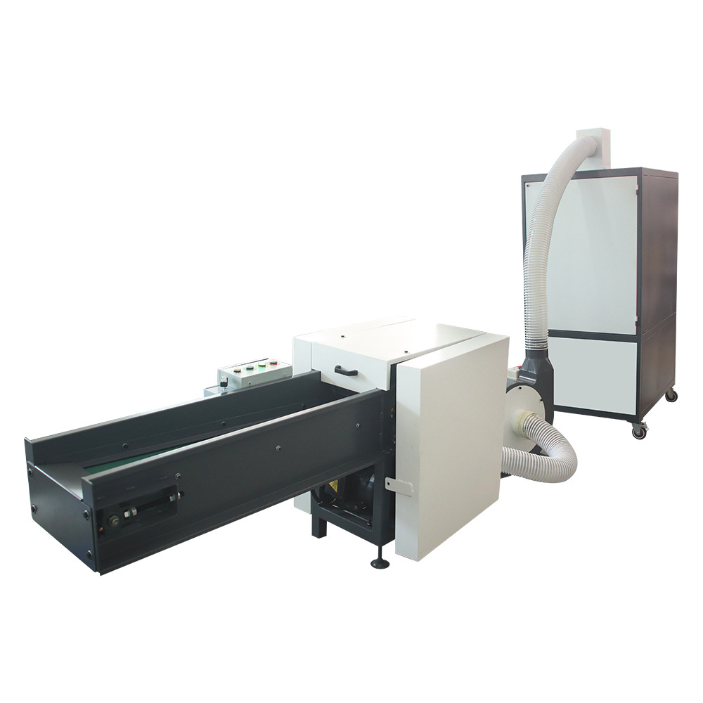 Fábrica de suministro directo de pequeñas máquinas de relleno de algodón una sola persona almohada juguetes almohada ropa con ventilador de algodón super fábrica