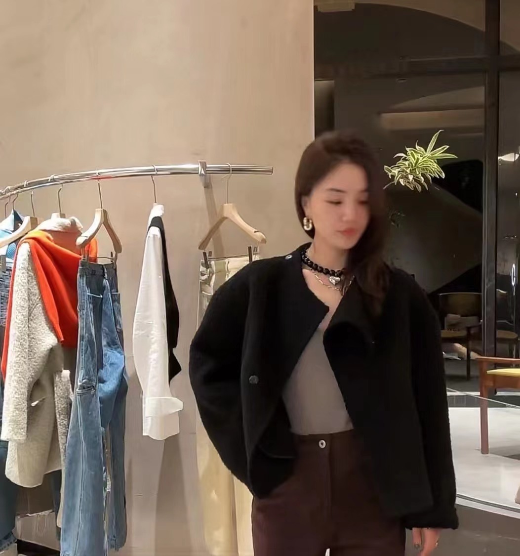 (2개) [촬영 안해] 한국 동대문 언바운드 수리 알파카 코트 2023 겨울 쇼트코트 뉴