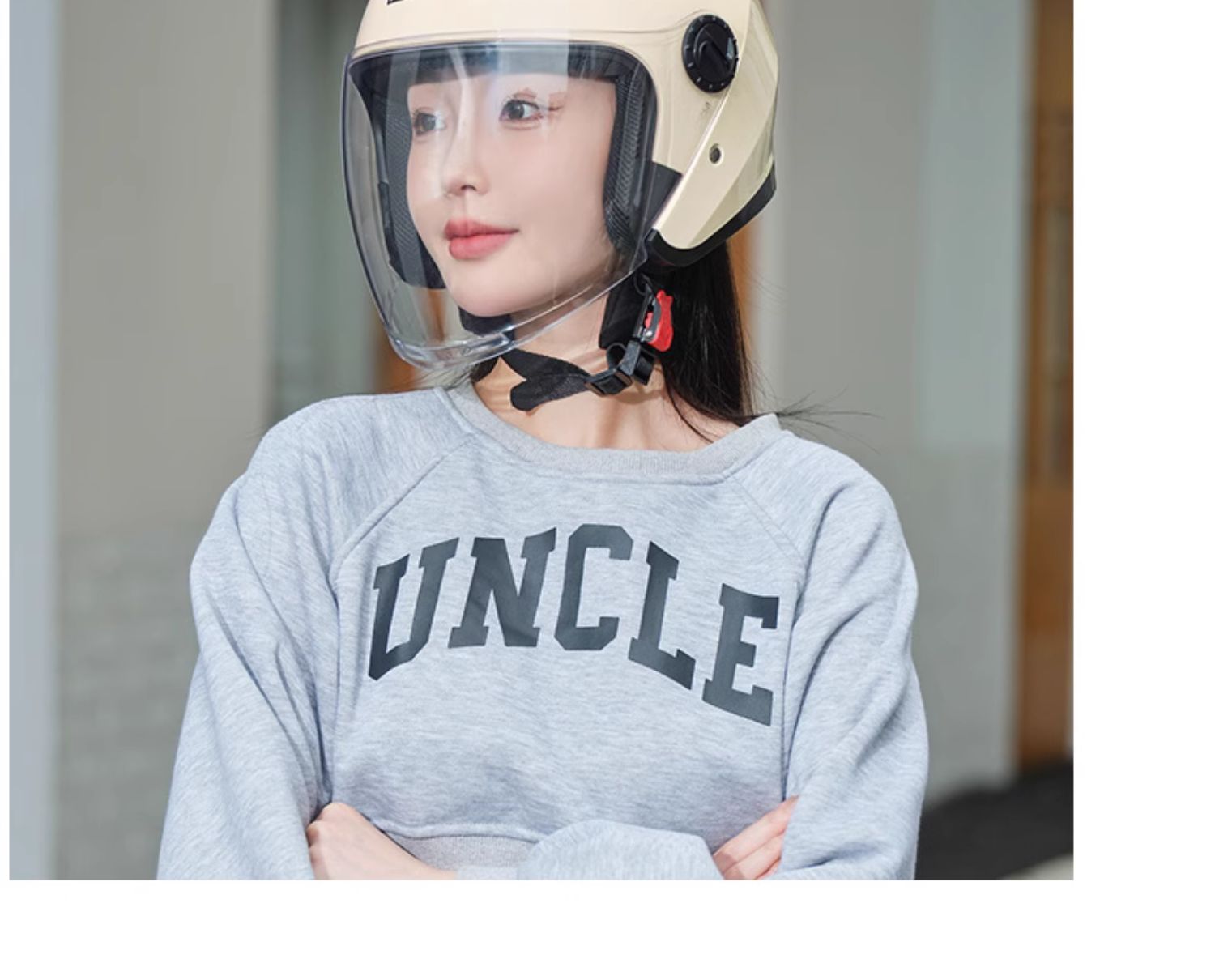 2025 New 3C Certified Helmet Electric Motorcycle Winter Warm Full Helmet