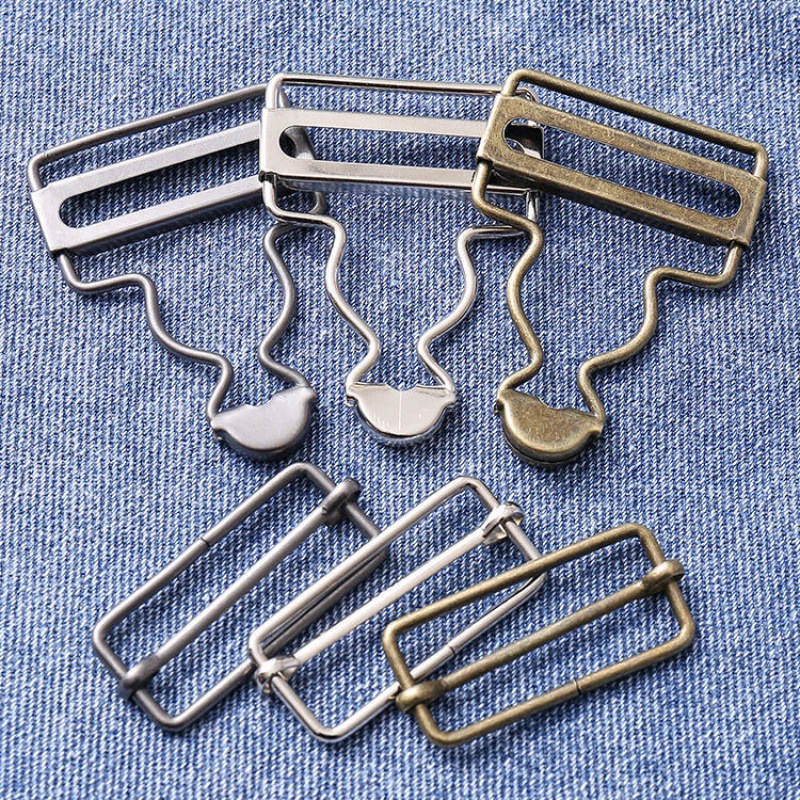 rompers button Hooks Ouch adjust cowboy camisole Strap buckle Rust silvery parts Manufactor wholesale